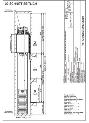 Aufzug Planung